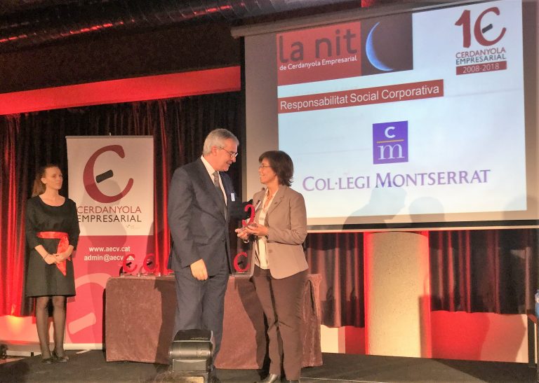 El Col·legi Montserrat obté un PREMI!