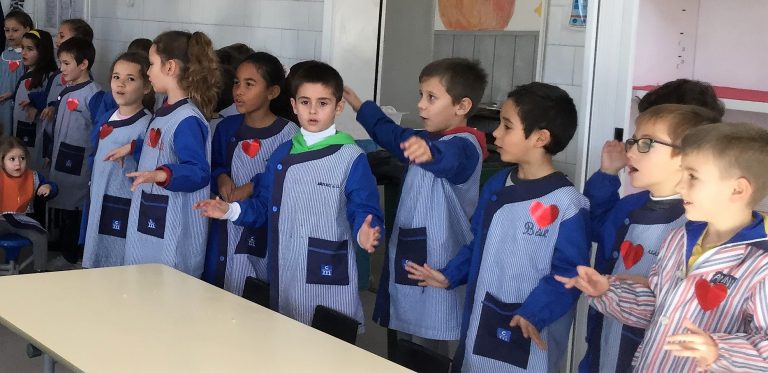 Els alumnes de 2n d’EP canten Nadales