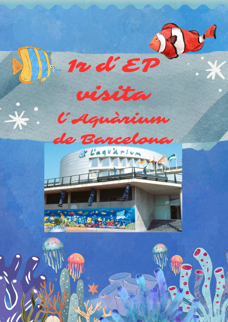 1r EP visita l´Aquàrium de Barcelona