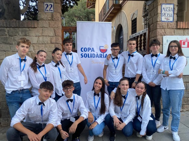Col·laboració del voluntariat de 4t d’ESO a la Copa Solidària Rotary 2023