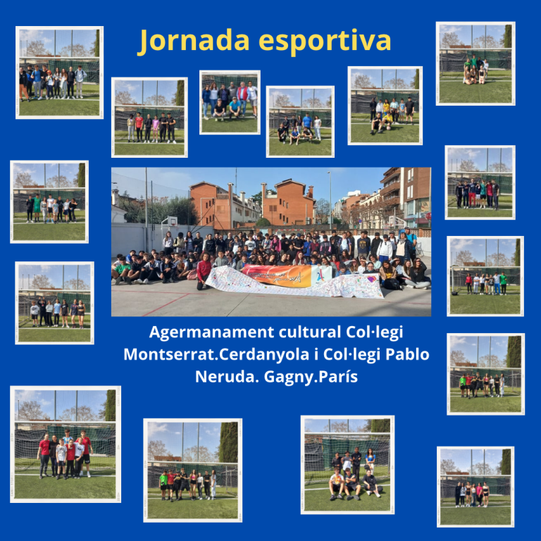 Jornada esportiva 4t d’ESO i Col·legi Pablo Neruda de París