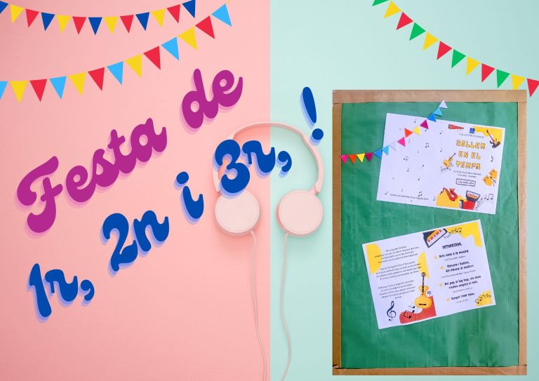 Festa de 1r, 2n i 3r: Ballem en el temps