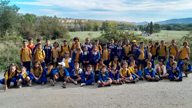 L’alumnat de 3r de primària a Collserola!