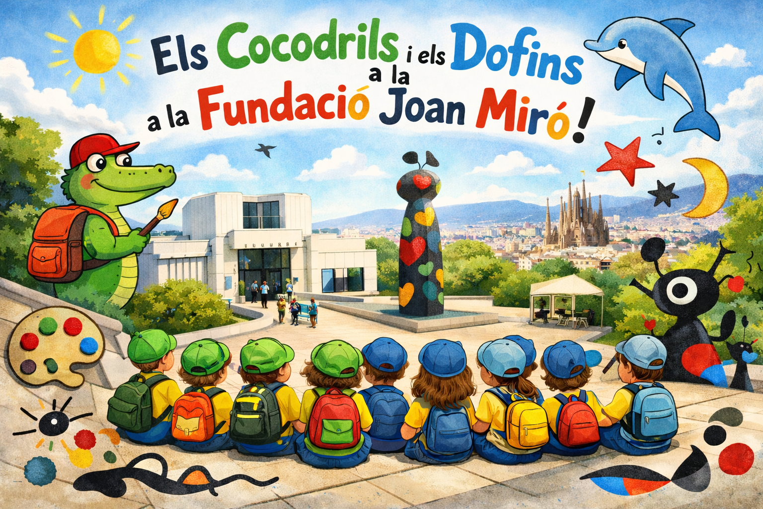 1r E.P Visita a la Fundació Joan Miró