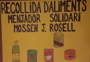 Recollida d’aliments menjador solidari Amics de Mn.Rosell