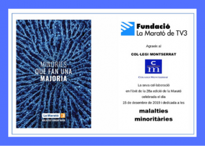 Agraïment de la Fundació de La Marató de TV3