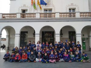 Els alumnes de 3r de primària visiten l’Ajuntament