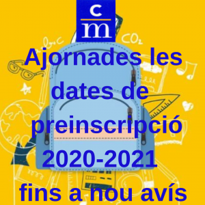 Ajornades les dates de preinscripció